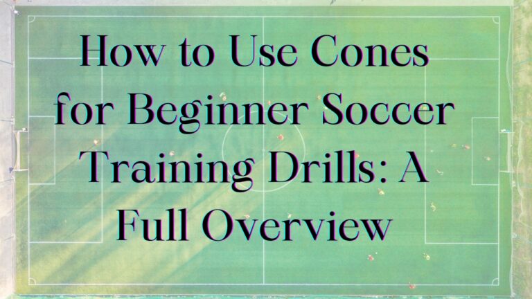 how to use soccer cone